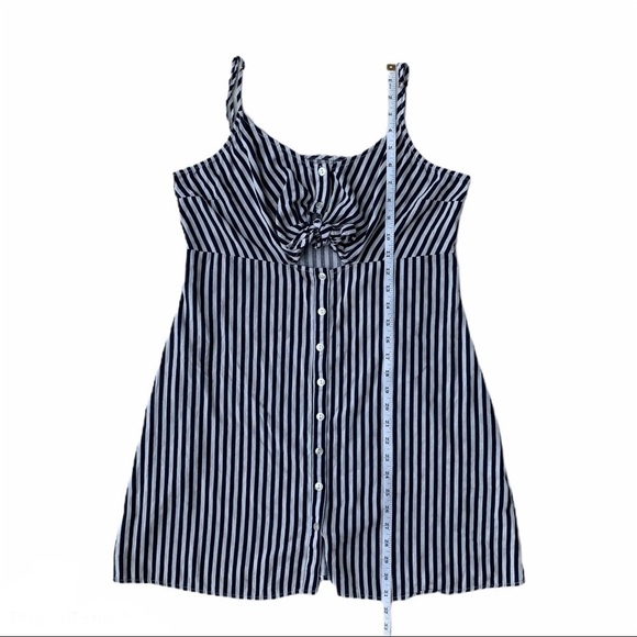 L.A. Hearts Pac Sun Skater Stripe Cutout Mini Dress Size Large - Picture 12 of 15